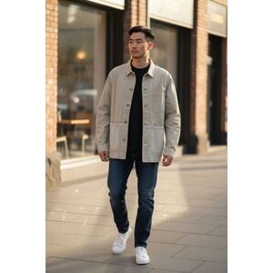 Apolis Global Citizen USMC Military Linen Chore Jacket | Made USA | XL